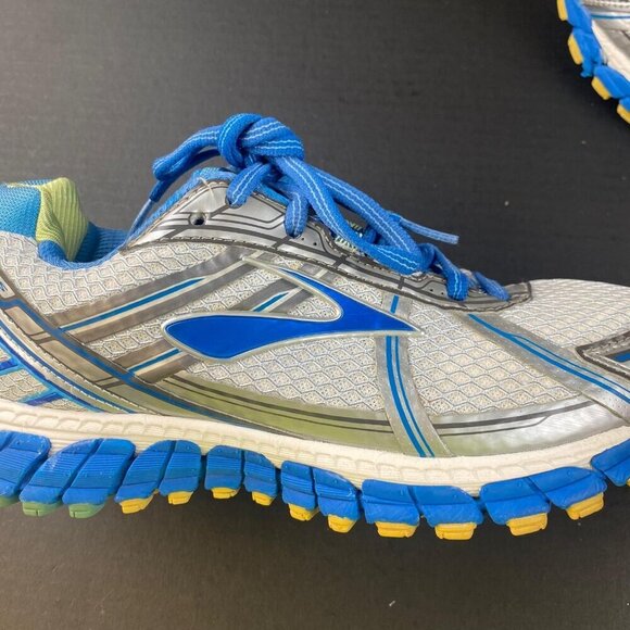 Brooks Women Adrenaline GTS15 1201741D179 Gray Lace Up Running Shoes Sz 7.5 Used - Picture 9 of 12